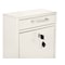 Adiroffice Medium Wall Mountable Mailbox with Key Lock ADI631-05-WHI - alternate 7